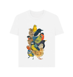 White Printed T-shirt Front