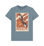Stone Blue Printed T-shirt Front