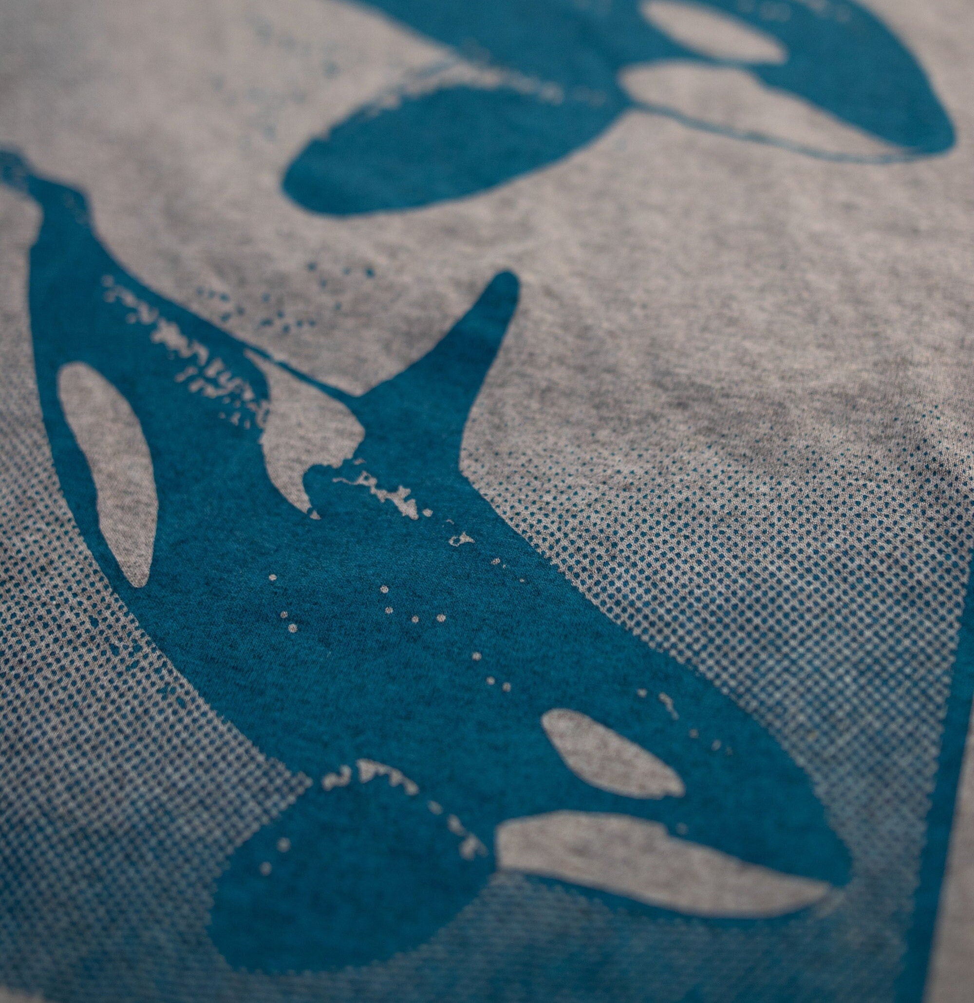 Orca Pod Screen printed T-shirt