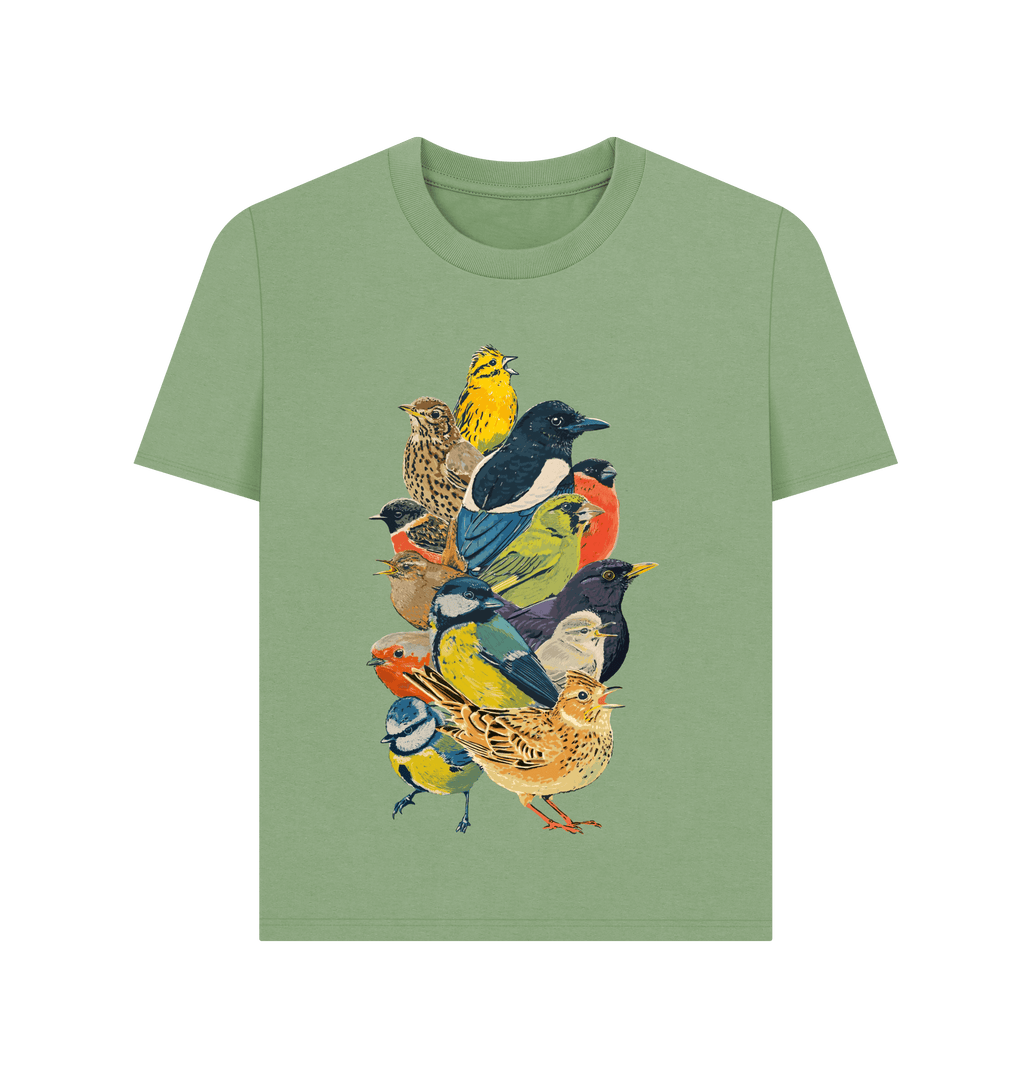 Sage Printed T-shirt Front