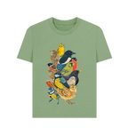 Sage Printed T-shirt Front