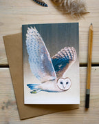 Barn Owl - A6 Greeting Card