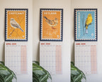 Songbirds - 2026 retro illustrated calendar