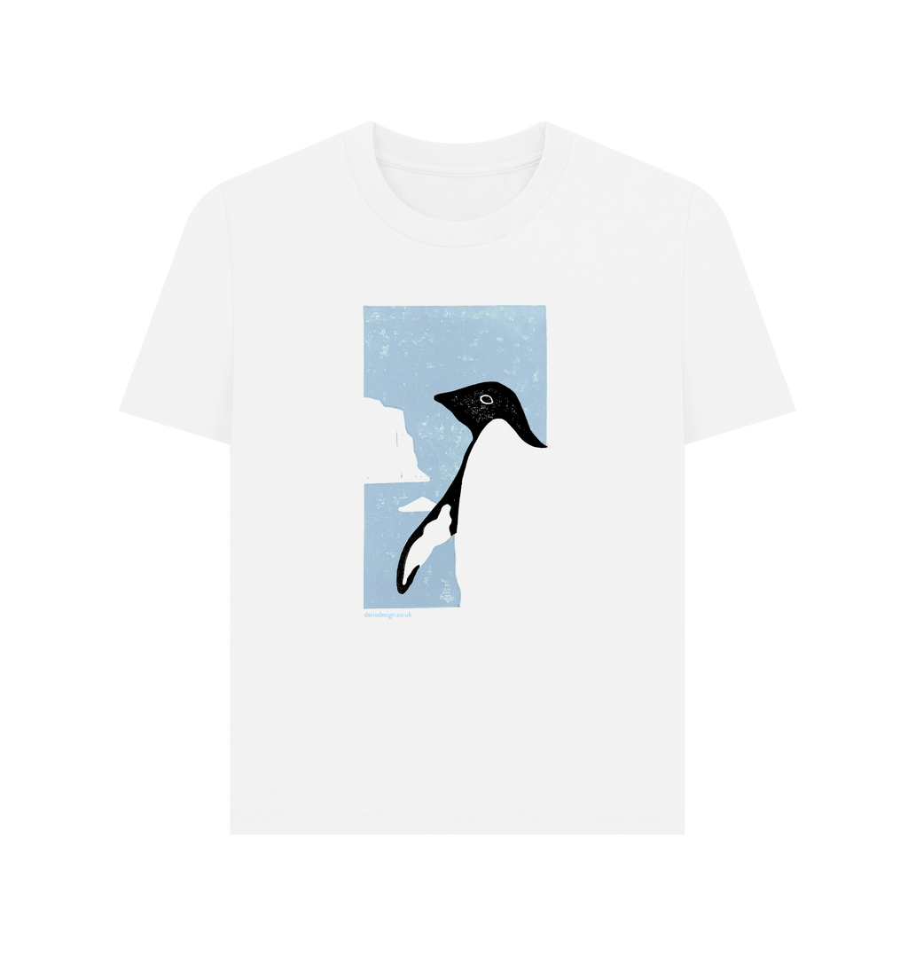 White Printed T-shirt Front