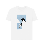 White Printed T-shirt Front
