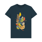 Denim Blue Printed T-shirt Front