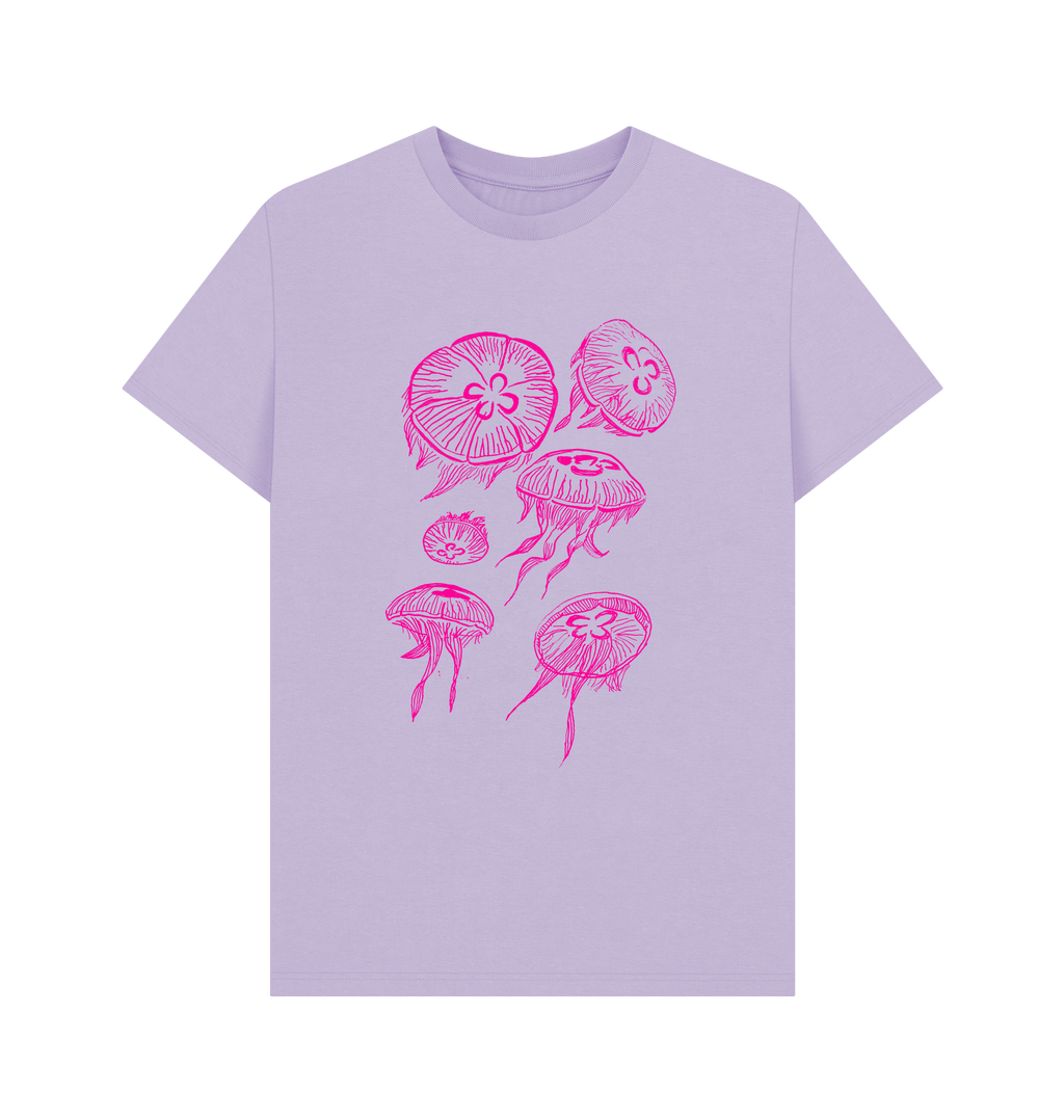 Lilac Printed T-shirt Front
