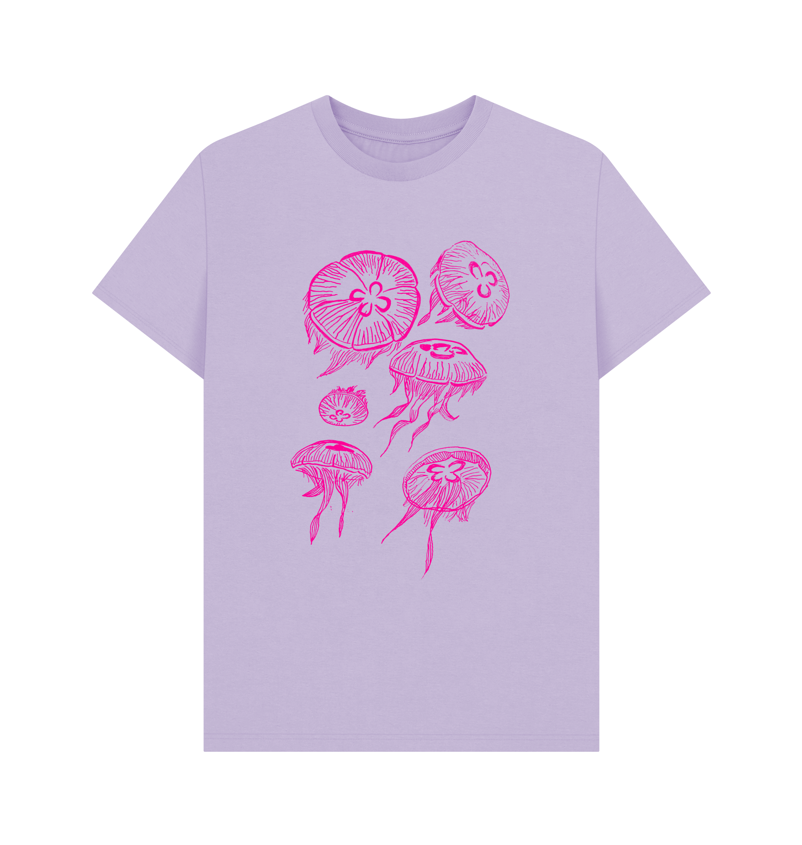 Lilac Printed T-shirt Front