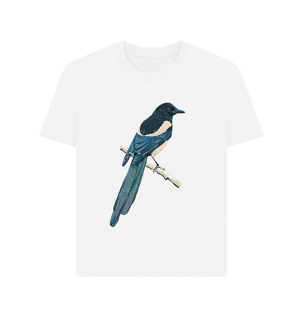 White Printed T-shirt Front