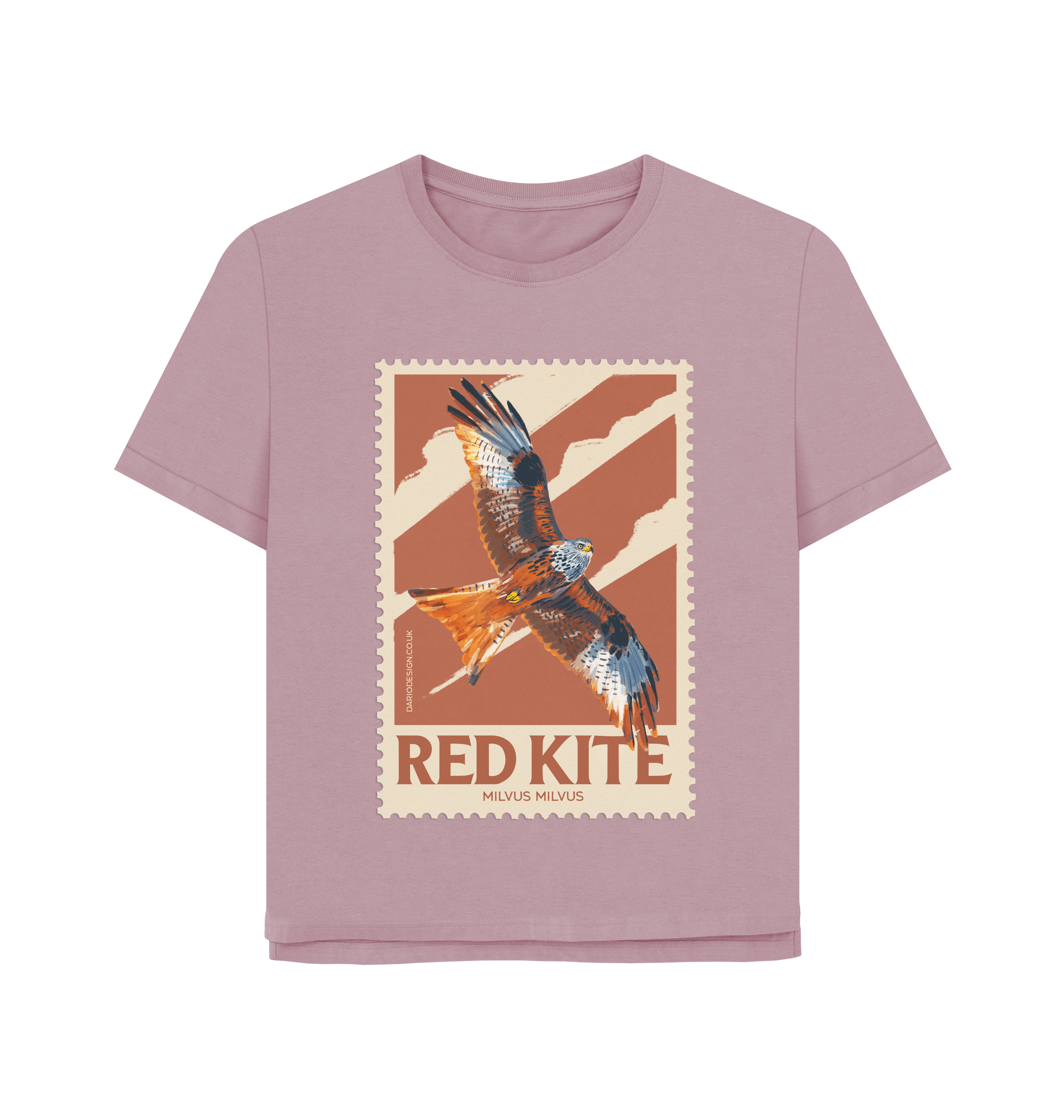 Mauve Printed T-shirt Front