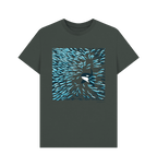 Dark Grey Printed T-shirt Front