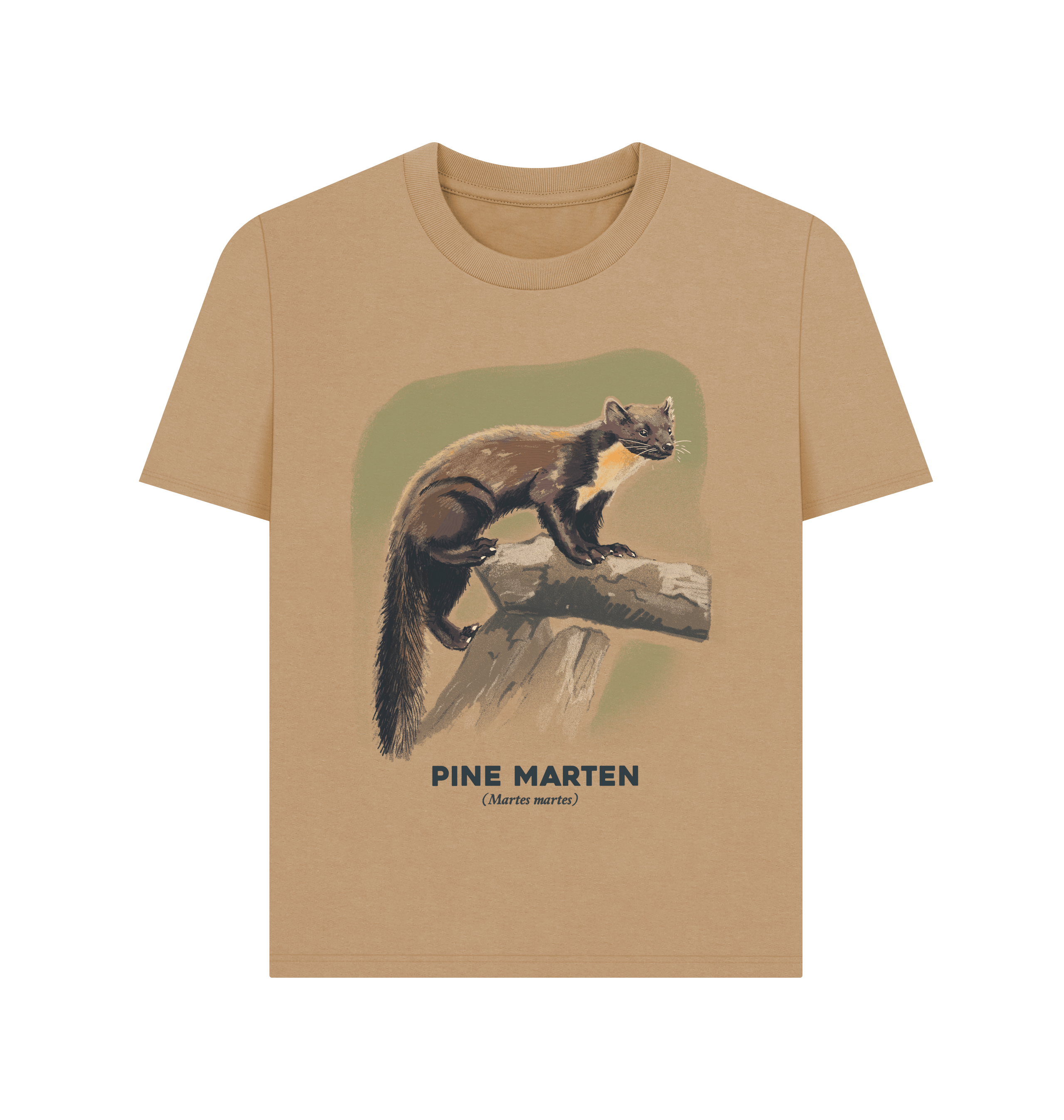 Sand Printed T-shirt Front