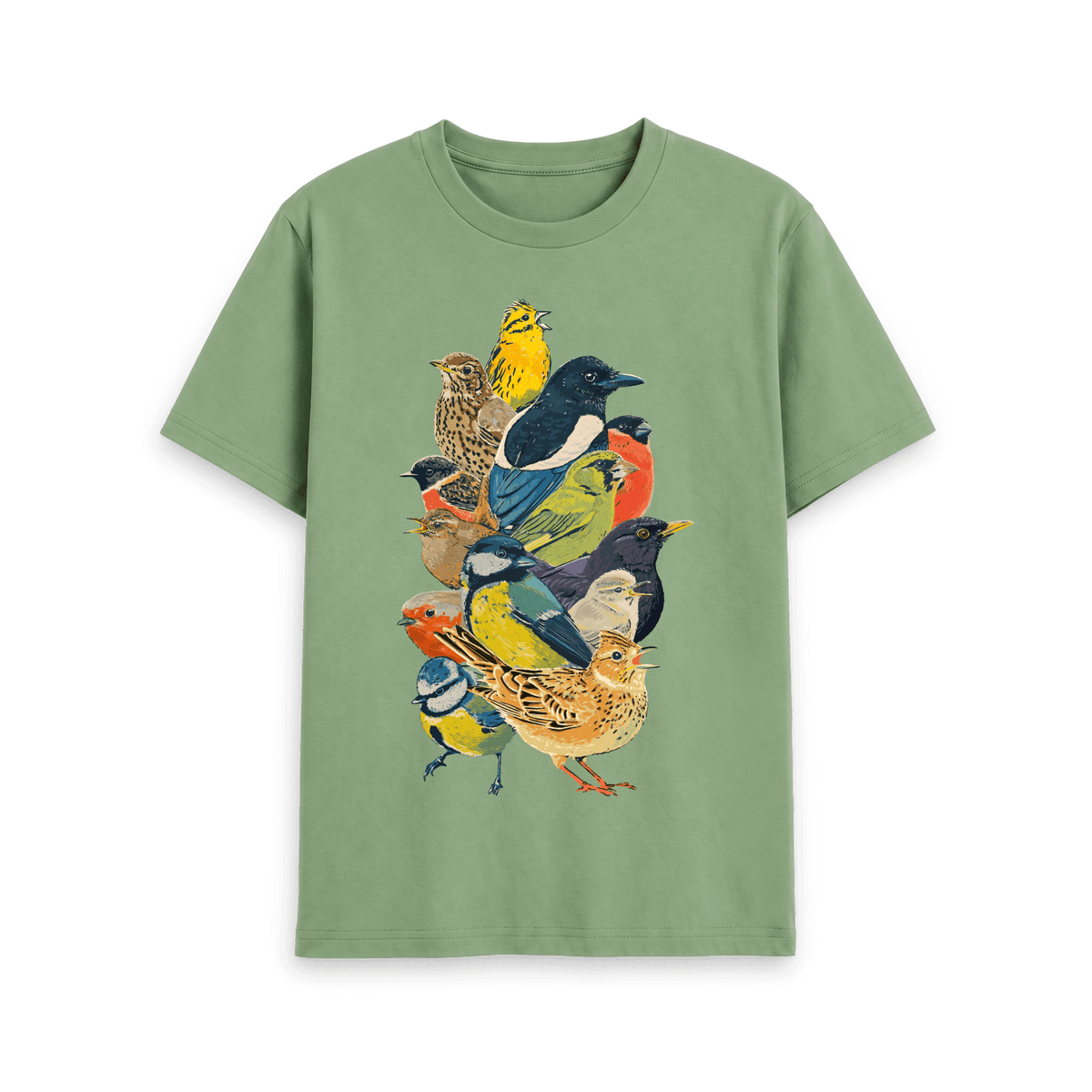 Sage Printed T-shirt Front