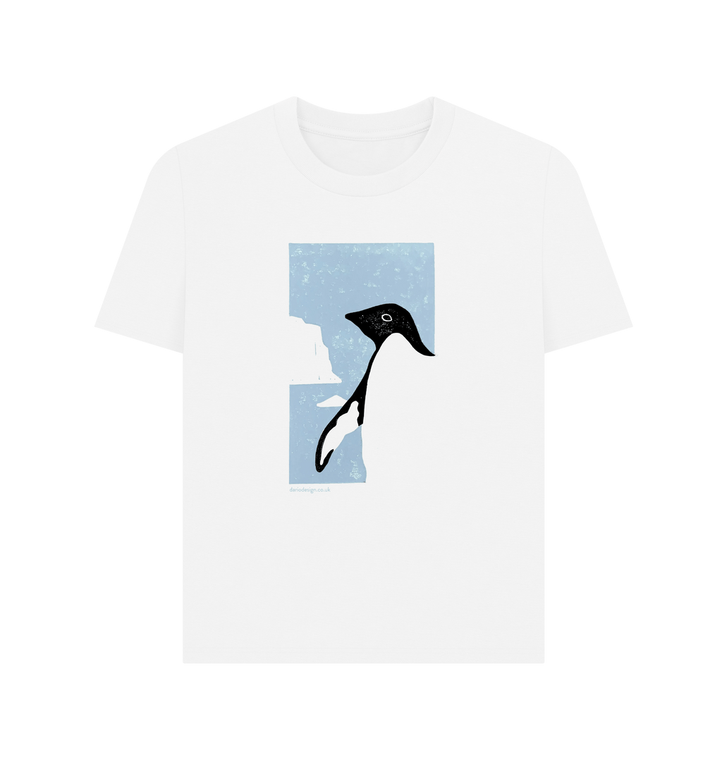 White Printed T-shirt Front