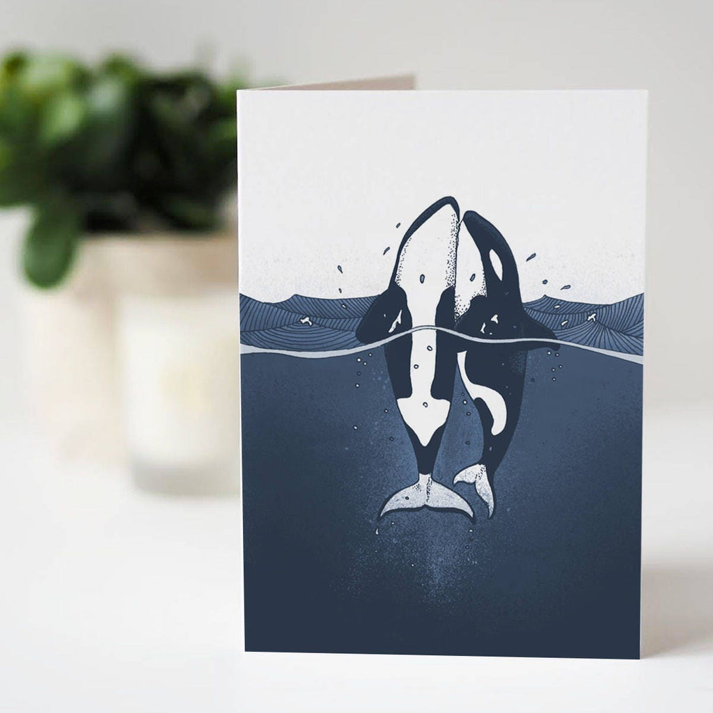 Tails of the sea - 6x whale greeting cards