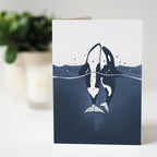 Tails of the sea - 6x whale greeting cards