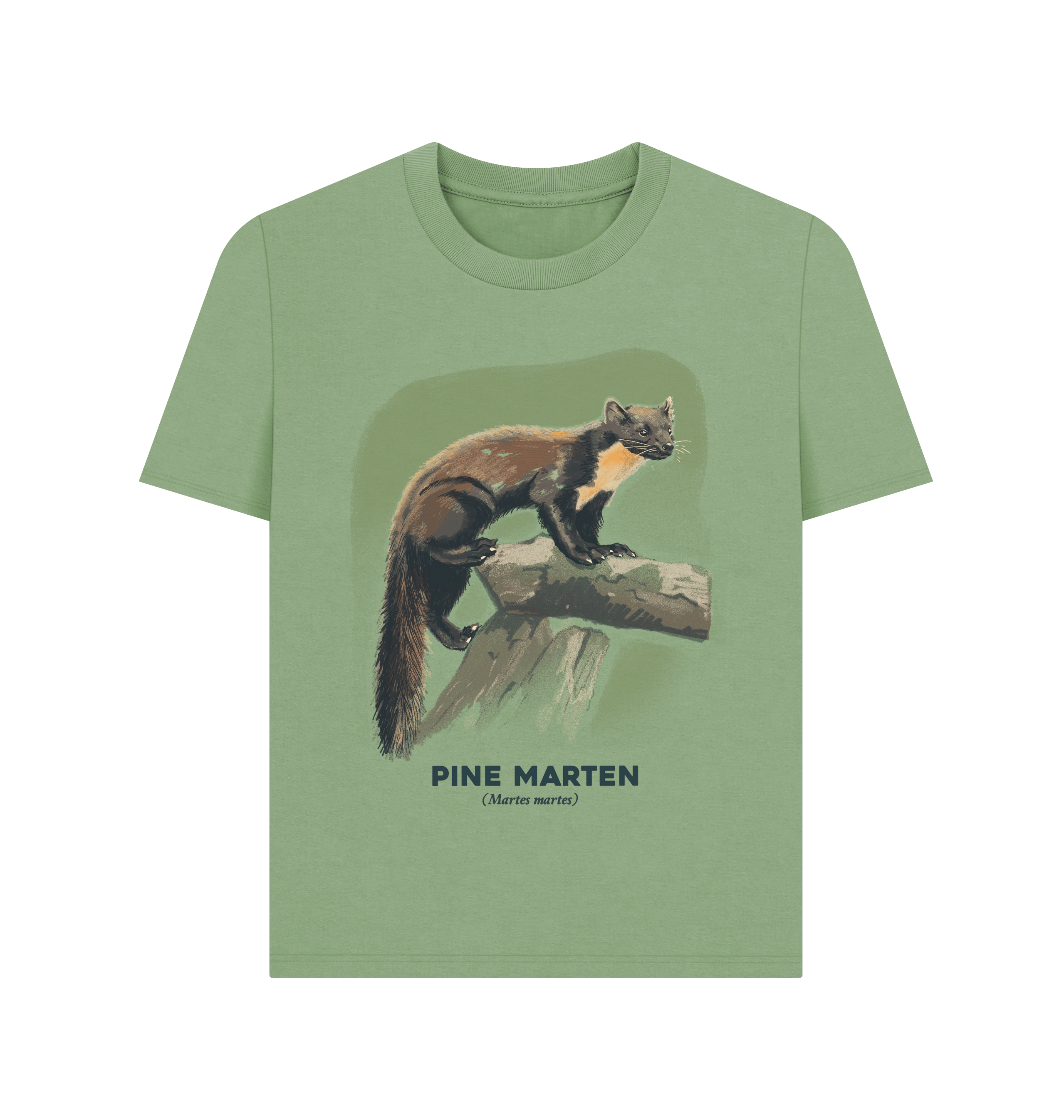 Sage Printed T-shirt Front