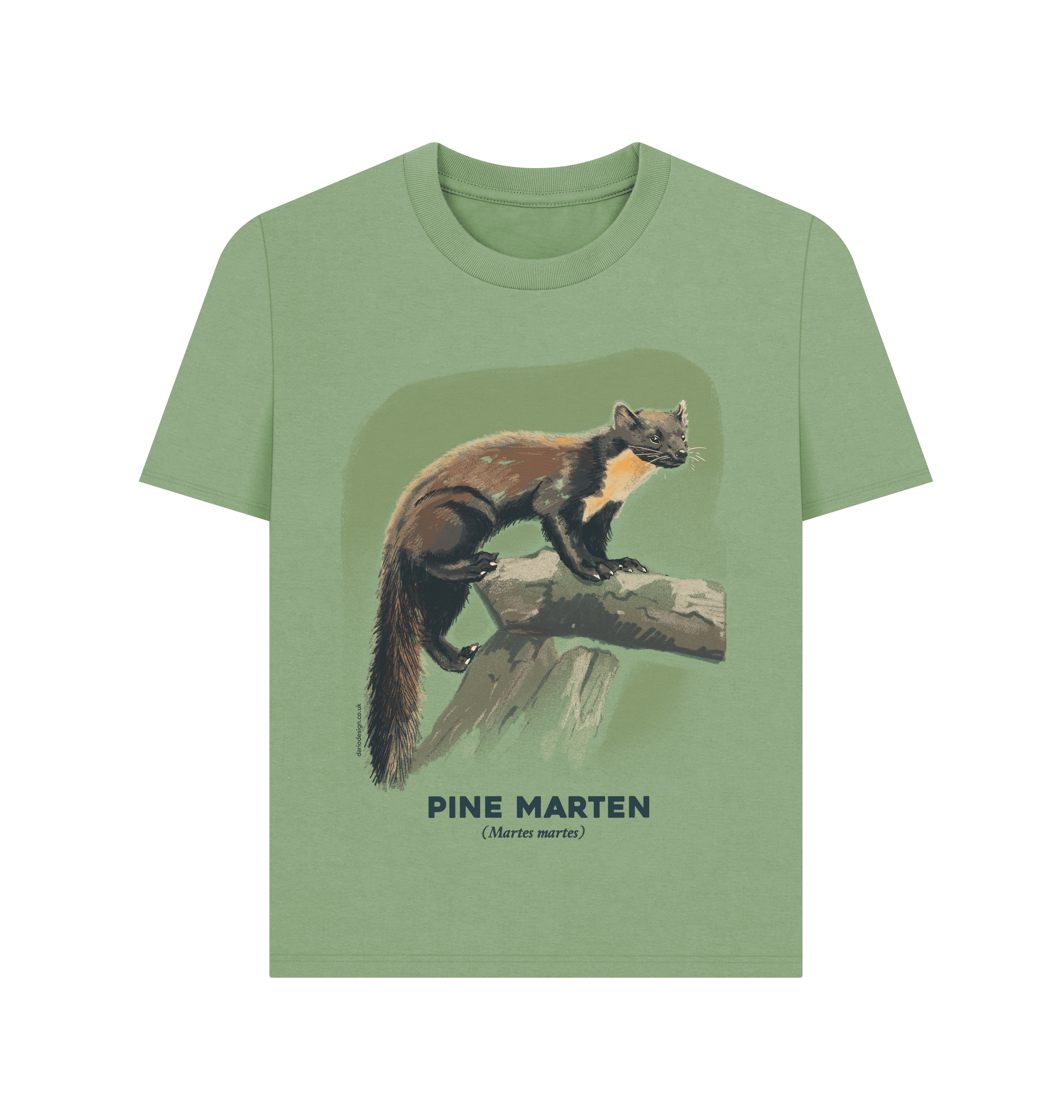 Sage Printed T-shirt Front