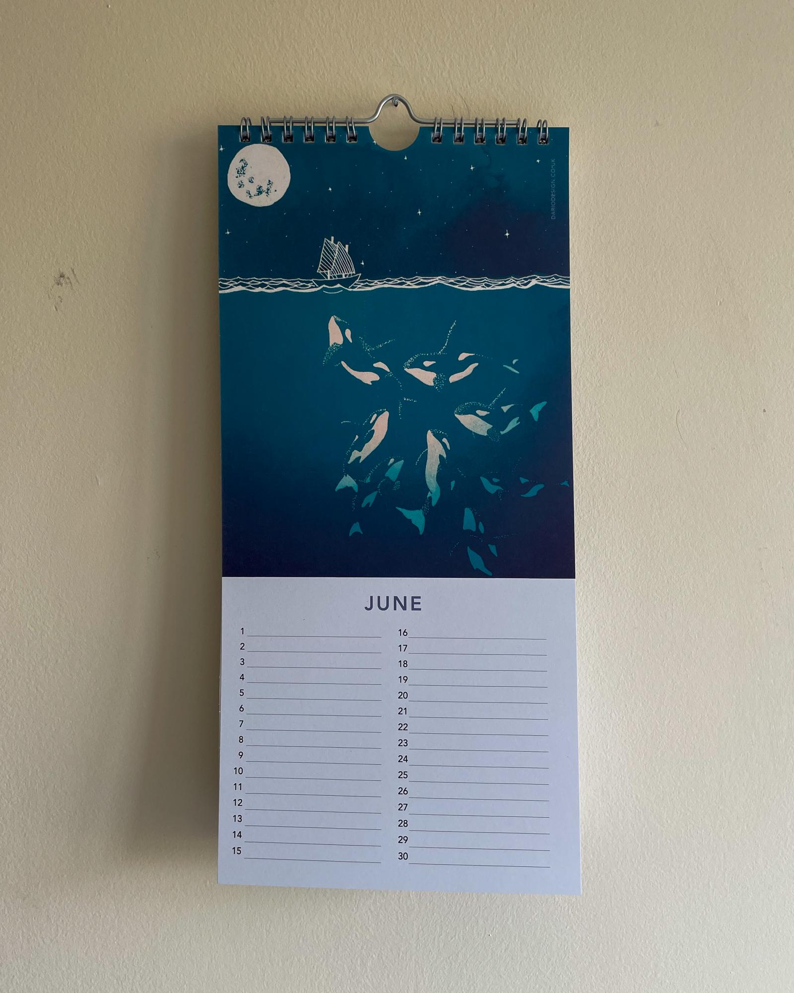 Tails of the Sea - Perpetual Calendar