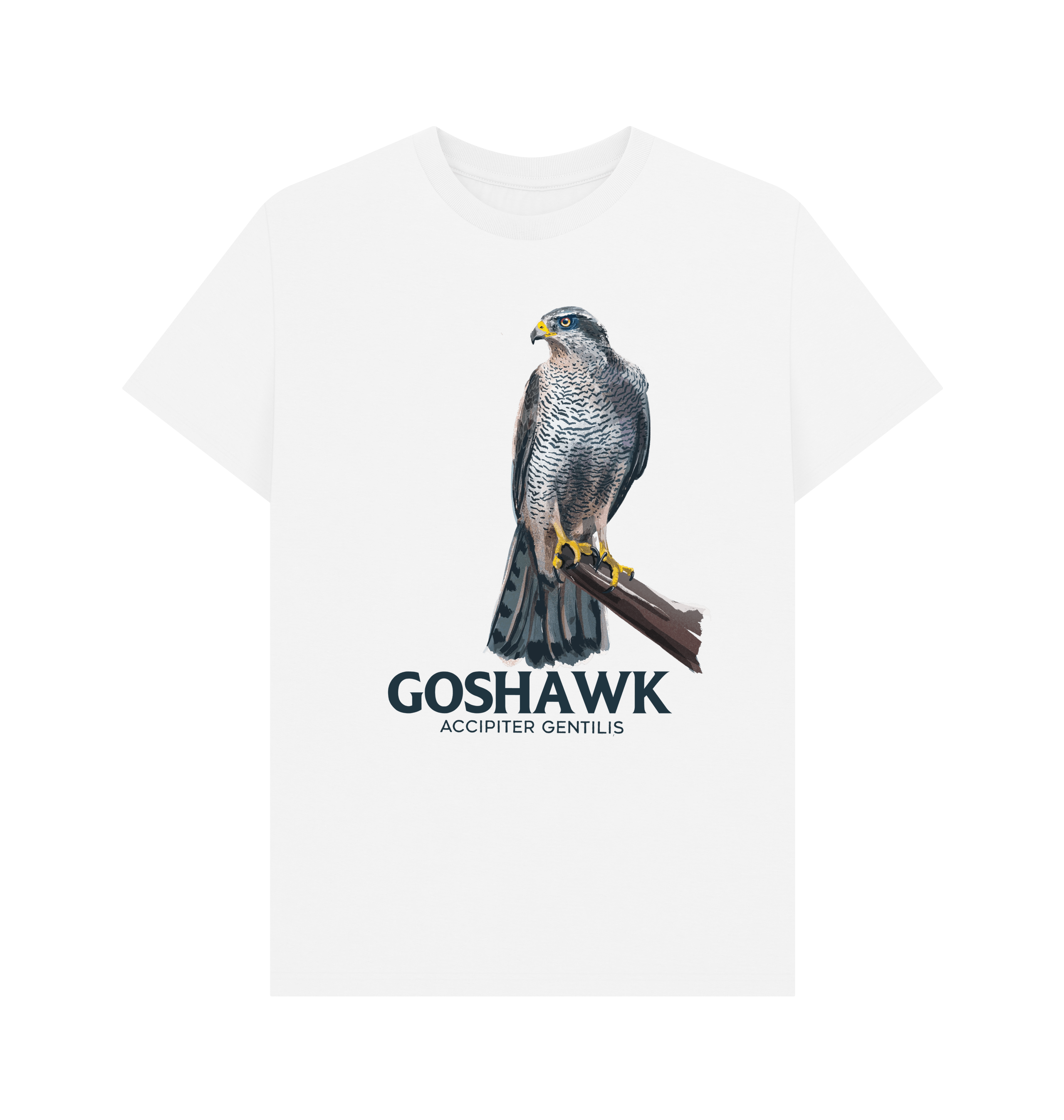 White Printed T-shirt Front