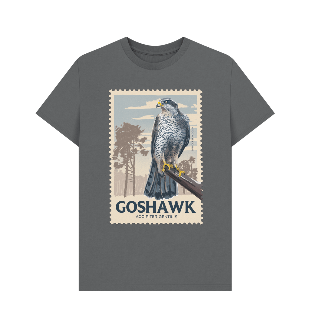 Slate Grey Printed T-shirt Front