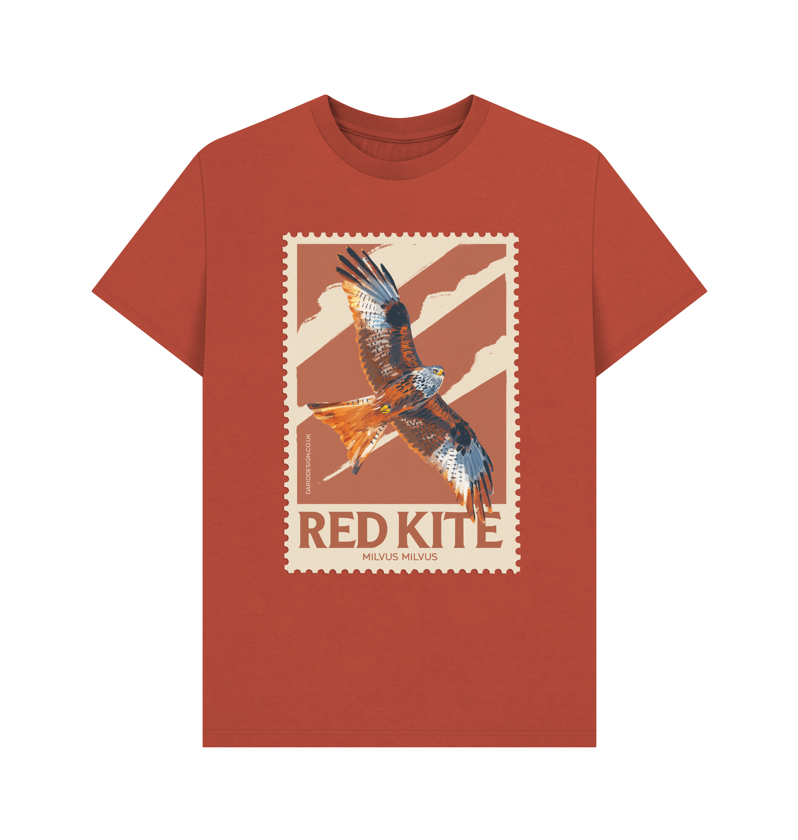 Rust Printed T-shirt Front