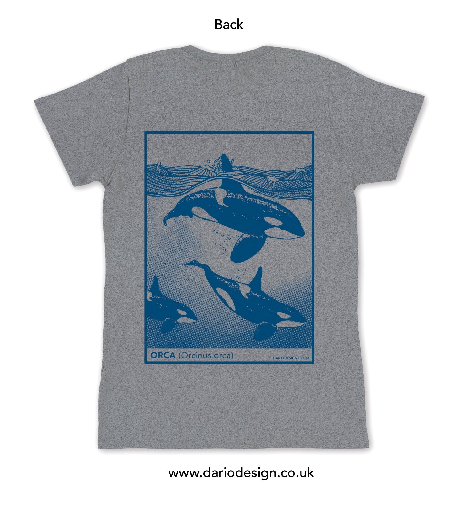 Orca Pod Screen printed T-shirt