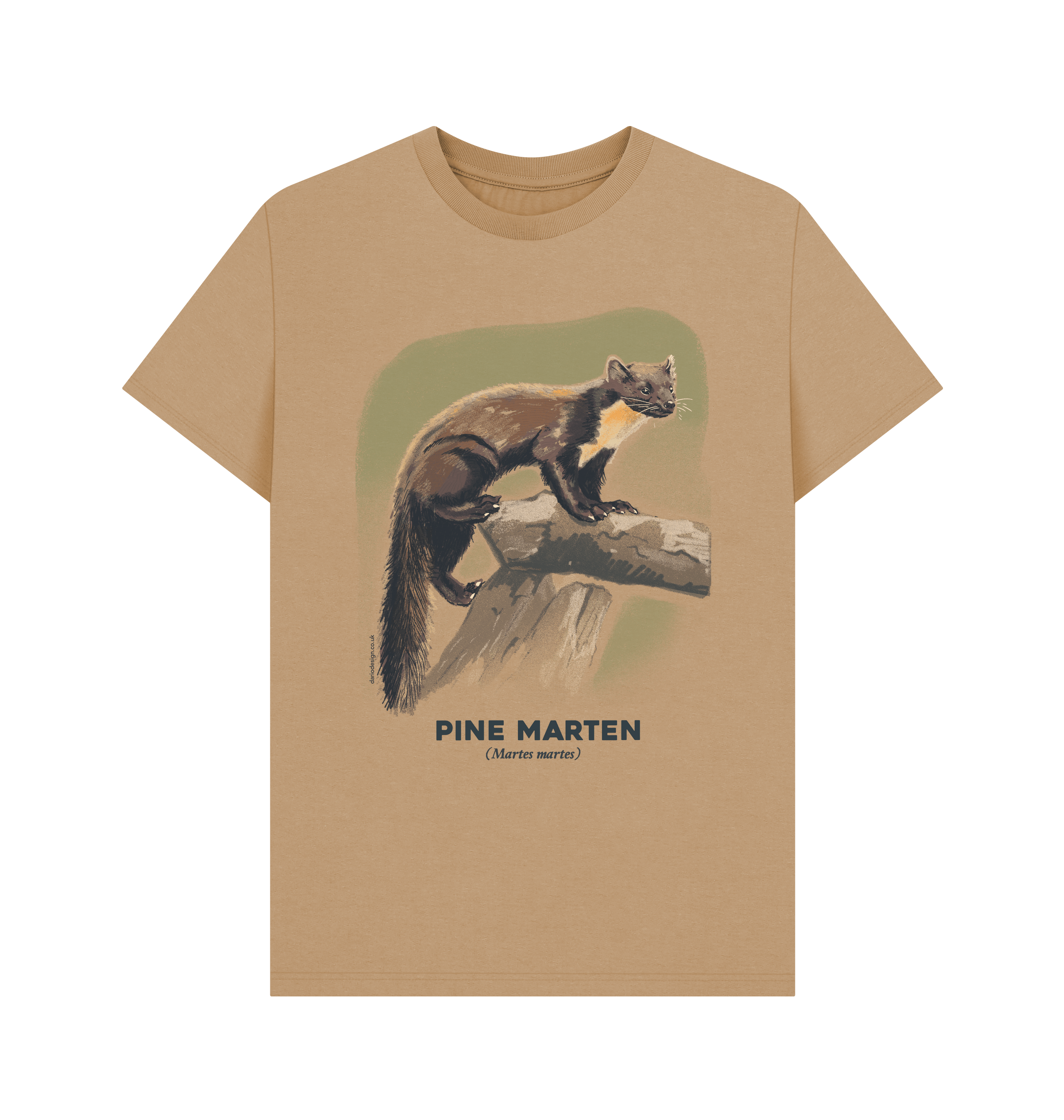 Sand Printed T-shirt Front