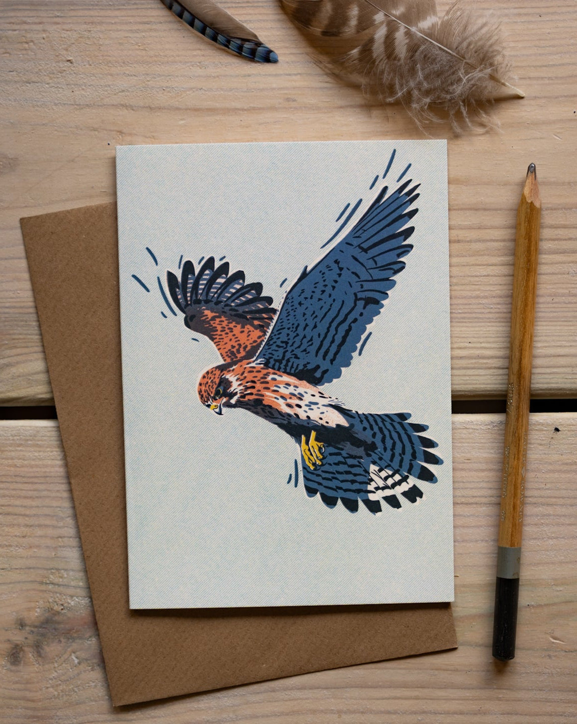 Kestrel - A6 Greeting Card
