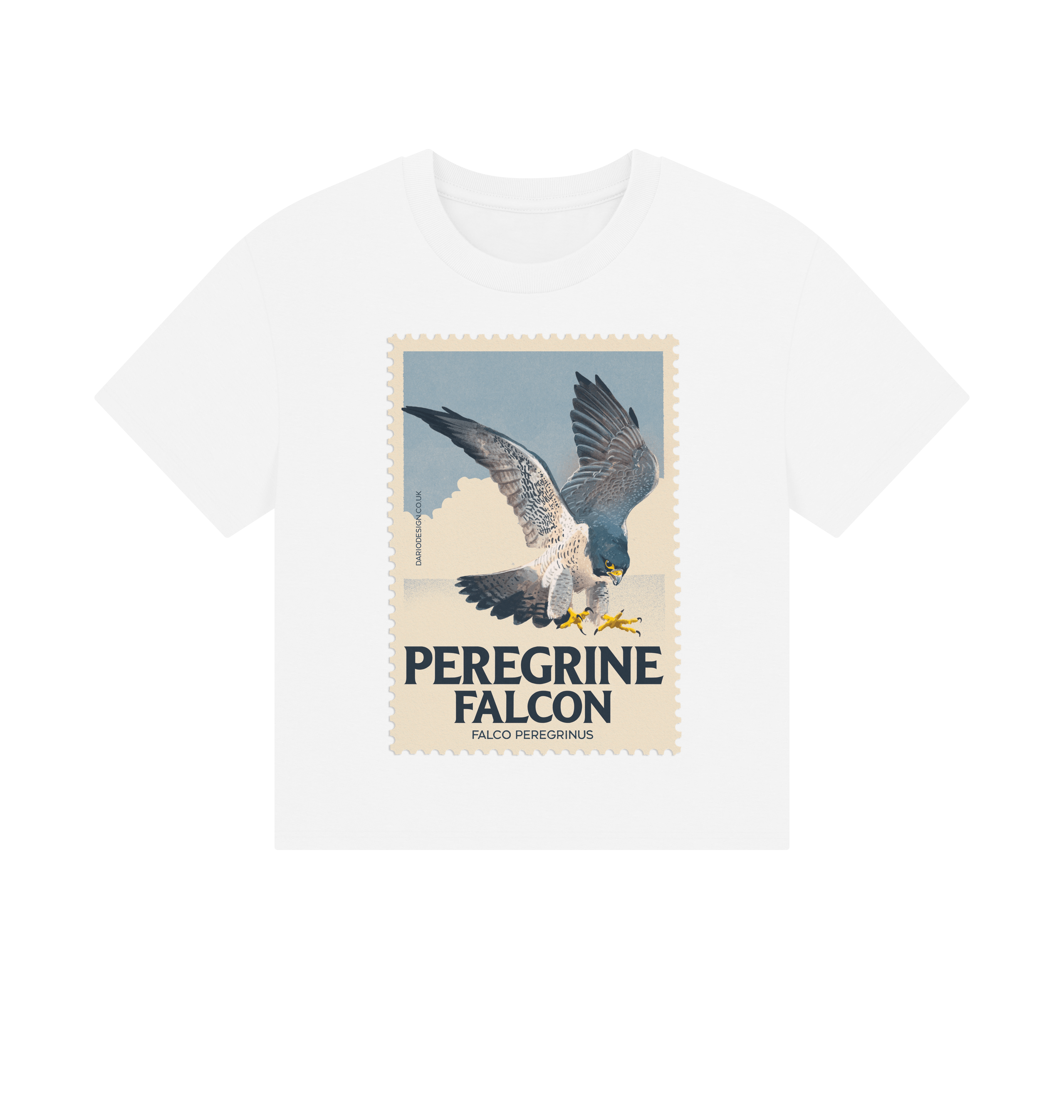 White Printed T-shirt Front