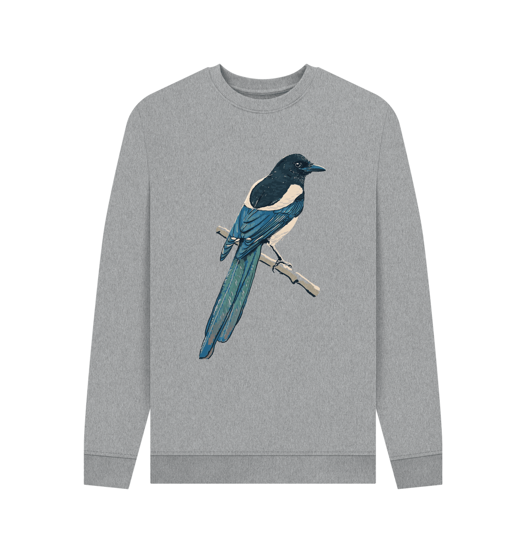 Light Heather Printed Sweater Front