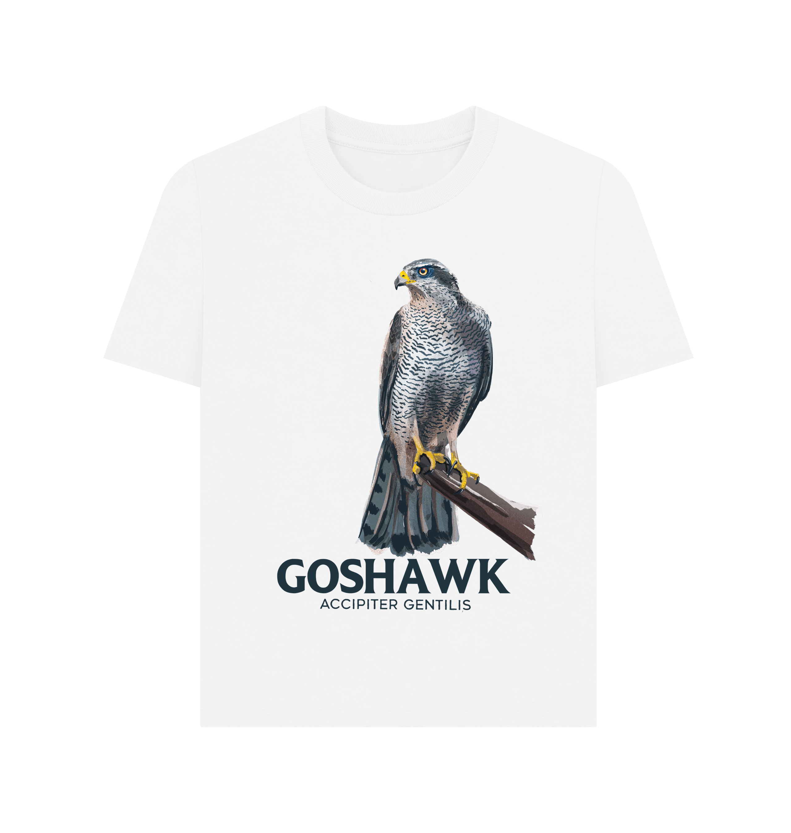 White Printed T-shirt Front