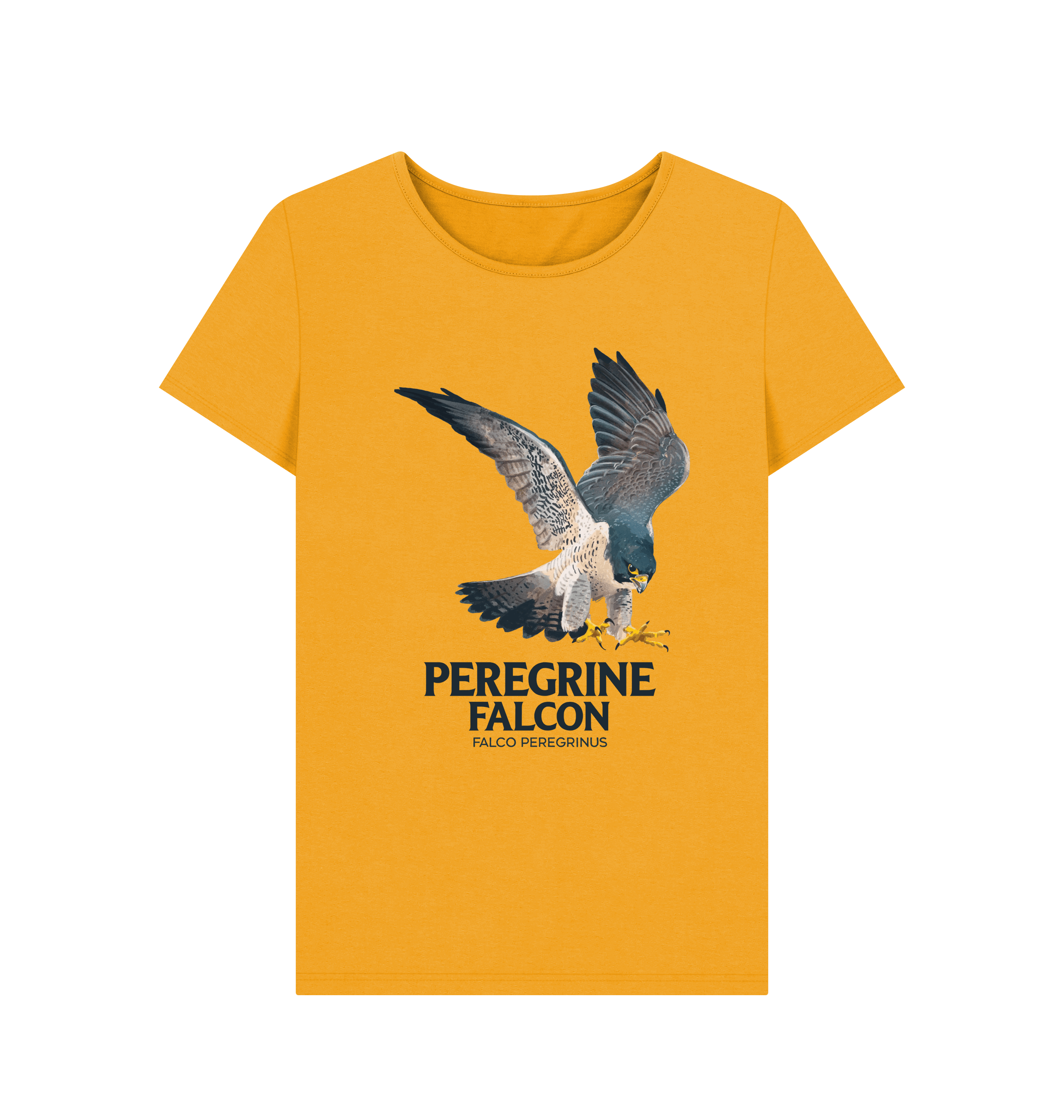 Mustard Printed T-shirt Front