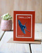 Barn Swallow - A6 Greeting Card