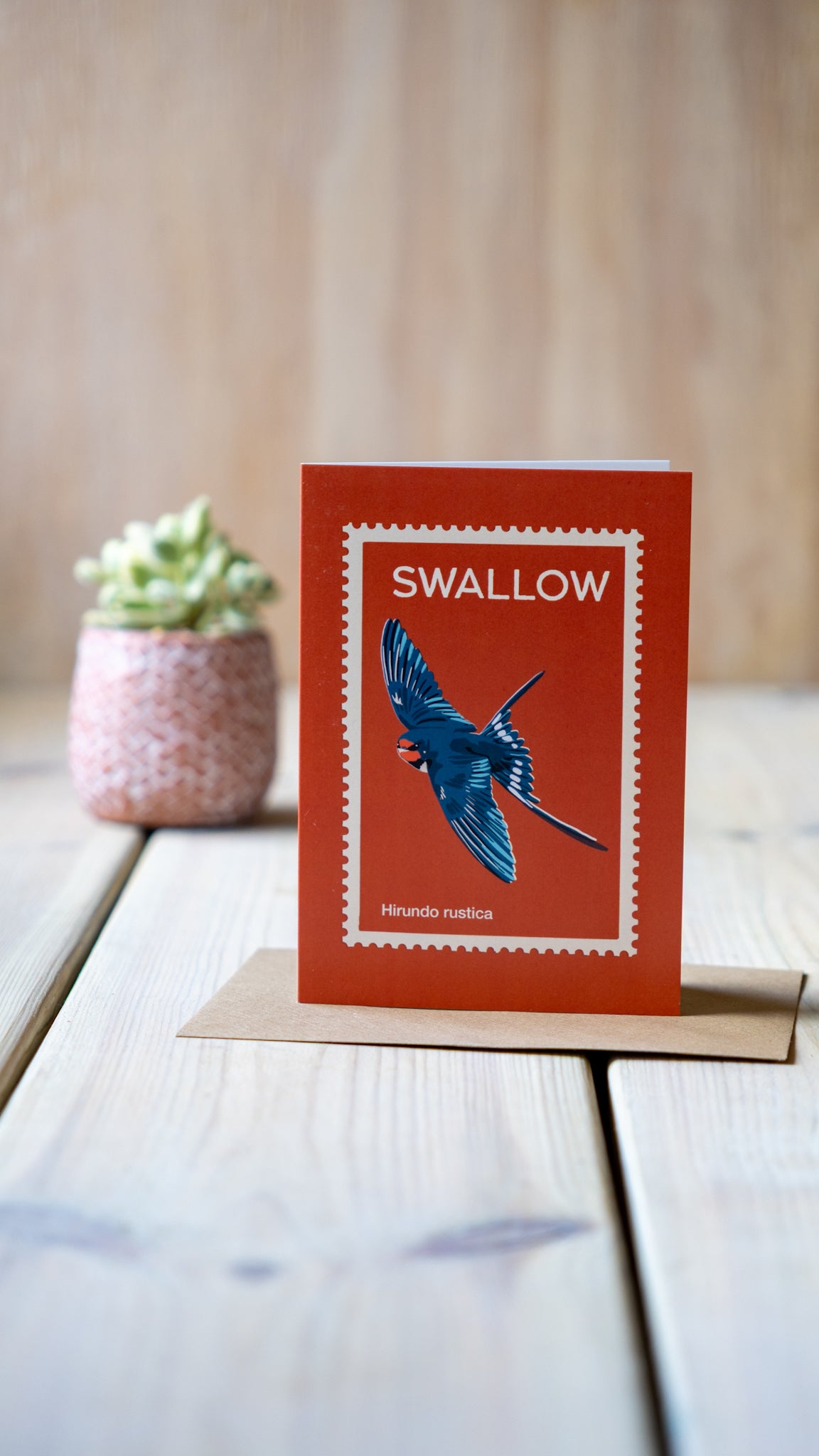 Barn Swallow - A6 Greeting Card