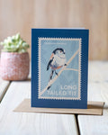 Long Tailed Tit - A6 Greeting Card