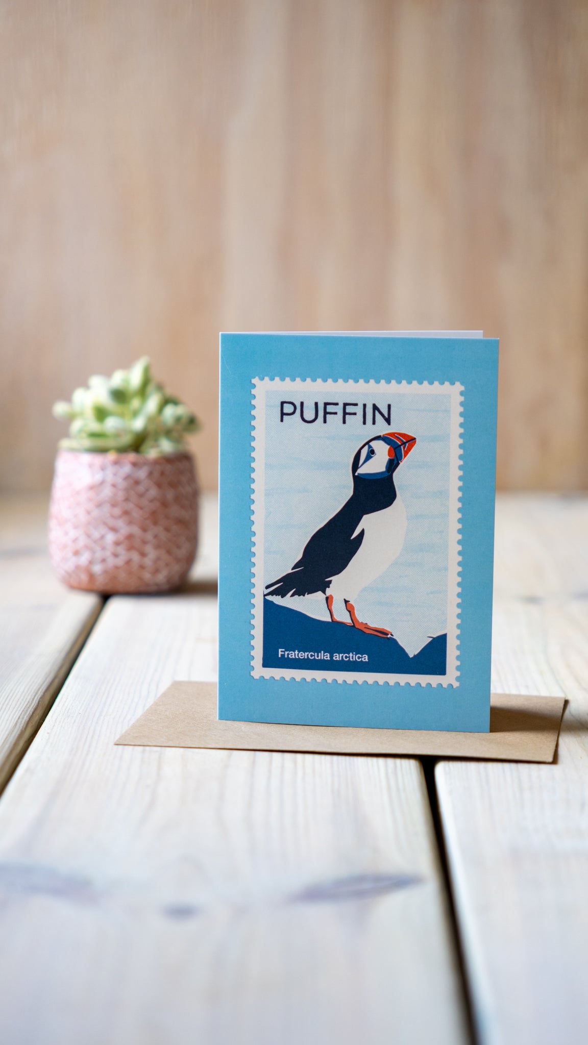 Puffin - A6 Greeting Card