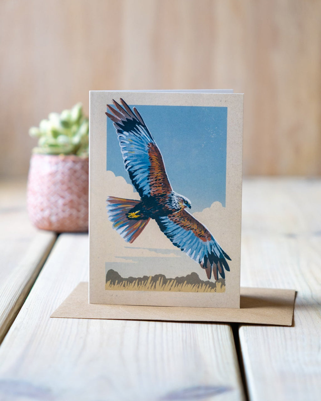 Marsh Harrier - A6 Greeting Card