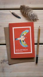 Goldfinch - A6 Greeting Card