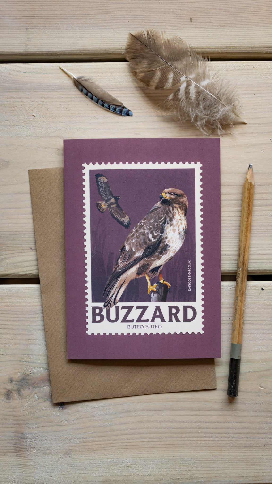 Buzzard - A6 Greeting Card