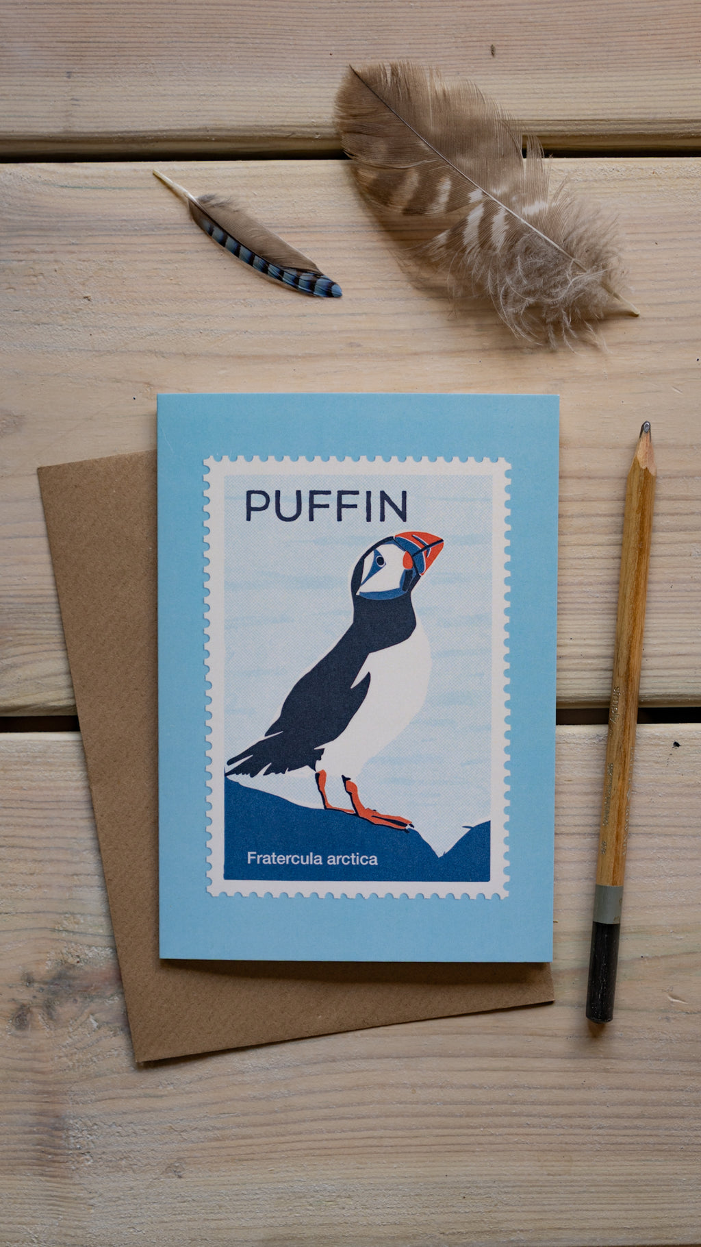 Puffin - A6 Greeting Card