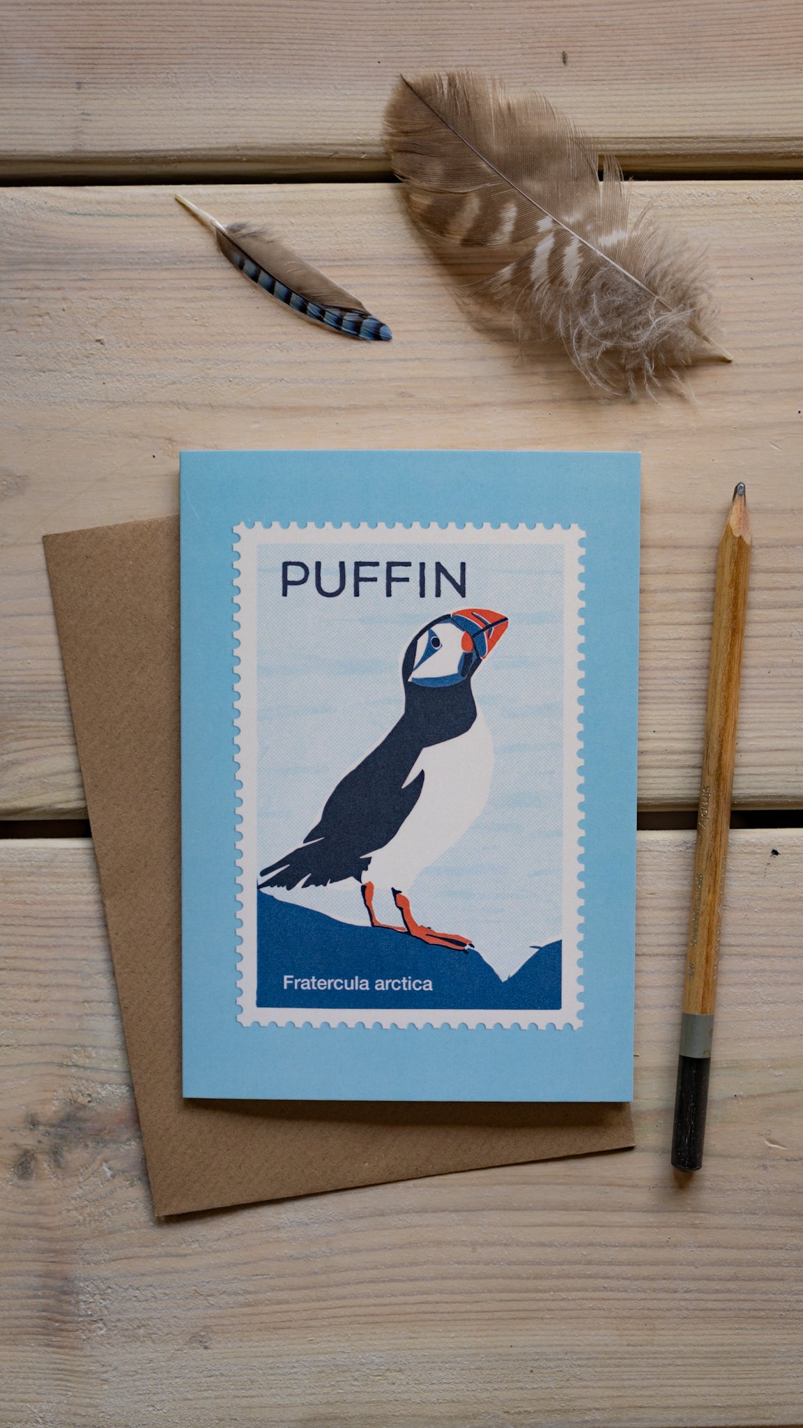 Puffin - A6 Greeting Card