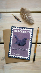 Blackbird - A6 Greeting Card