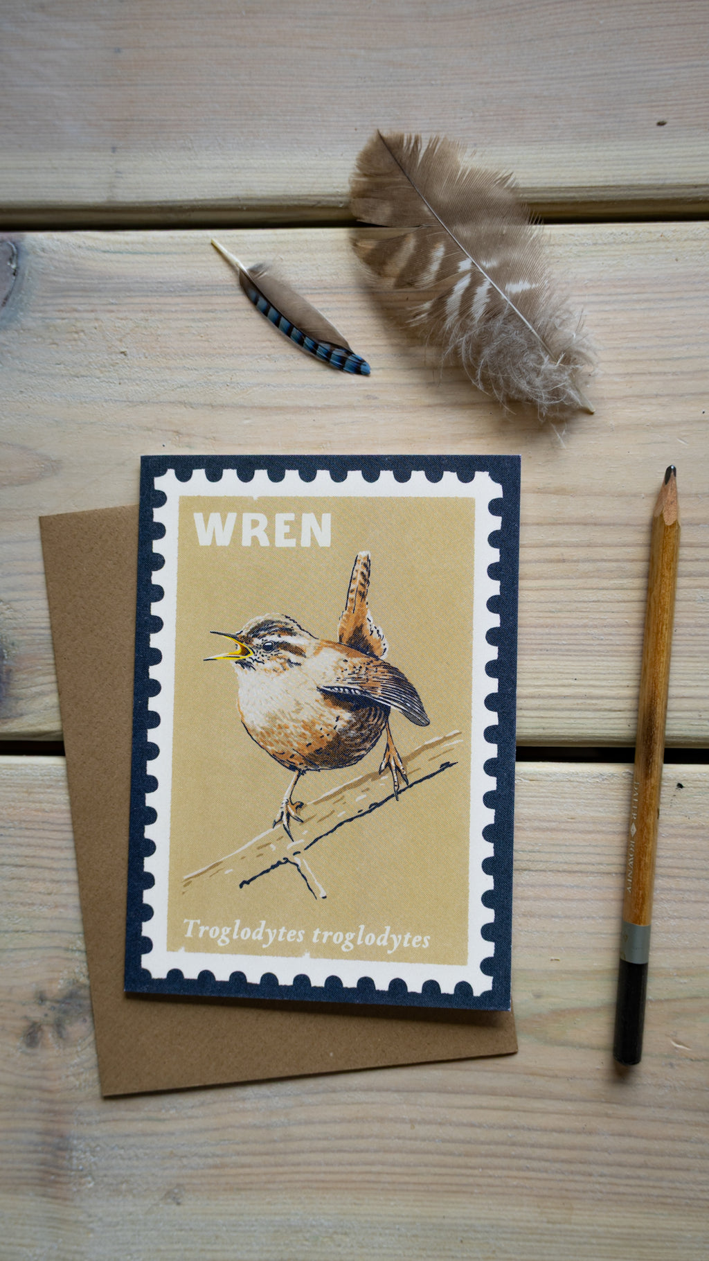 Wren - A6 Greeting Card