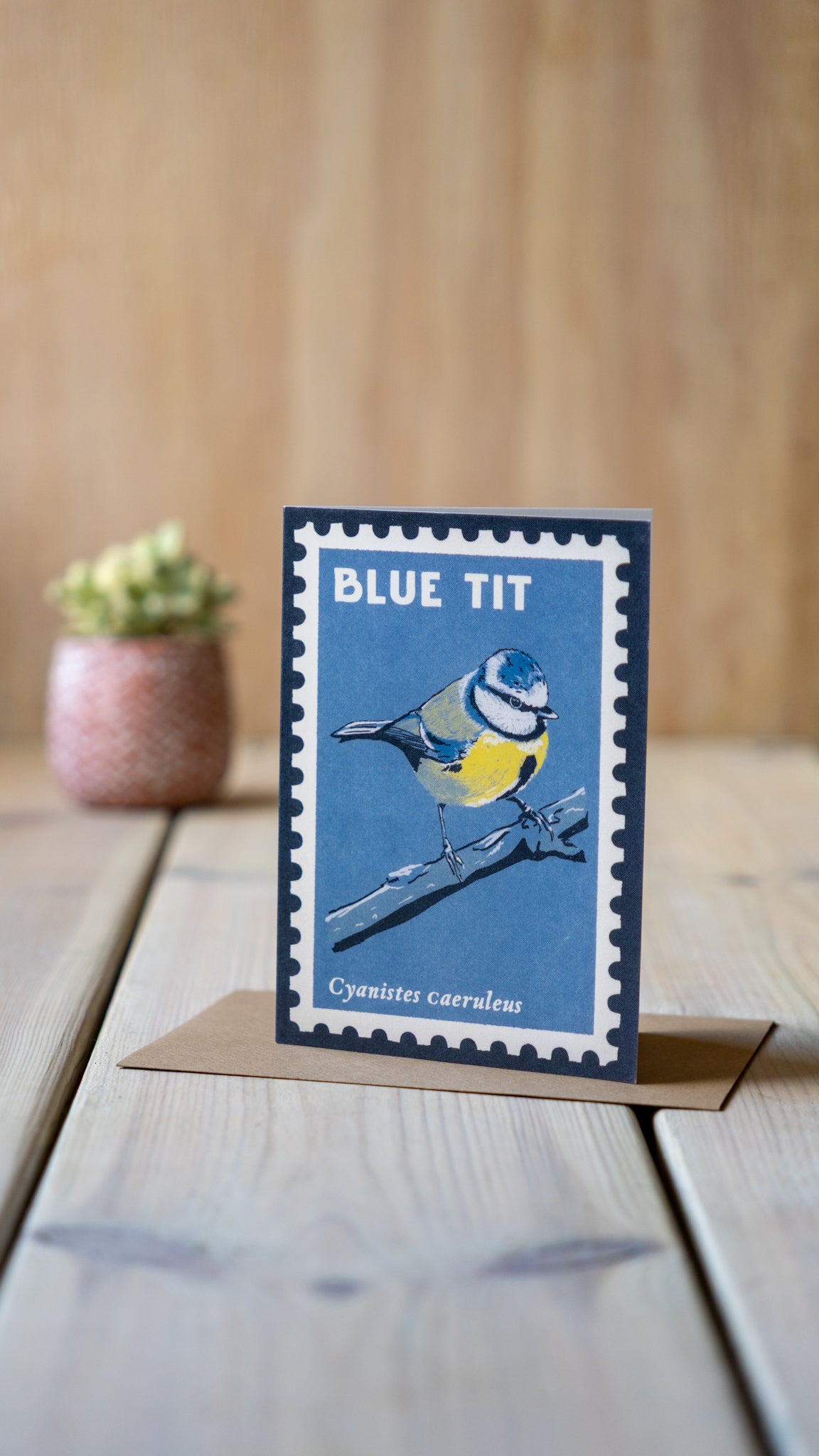 Blue Tit - A6 Greeting Card