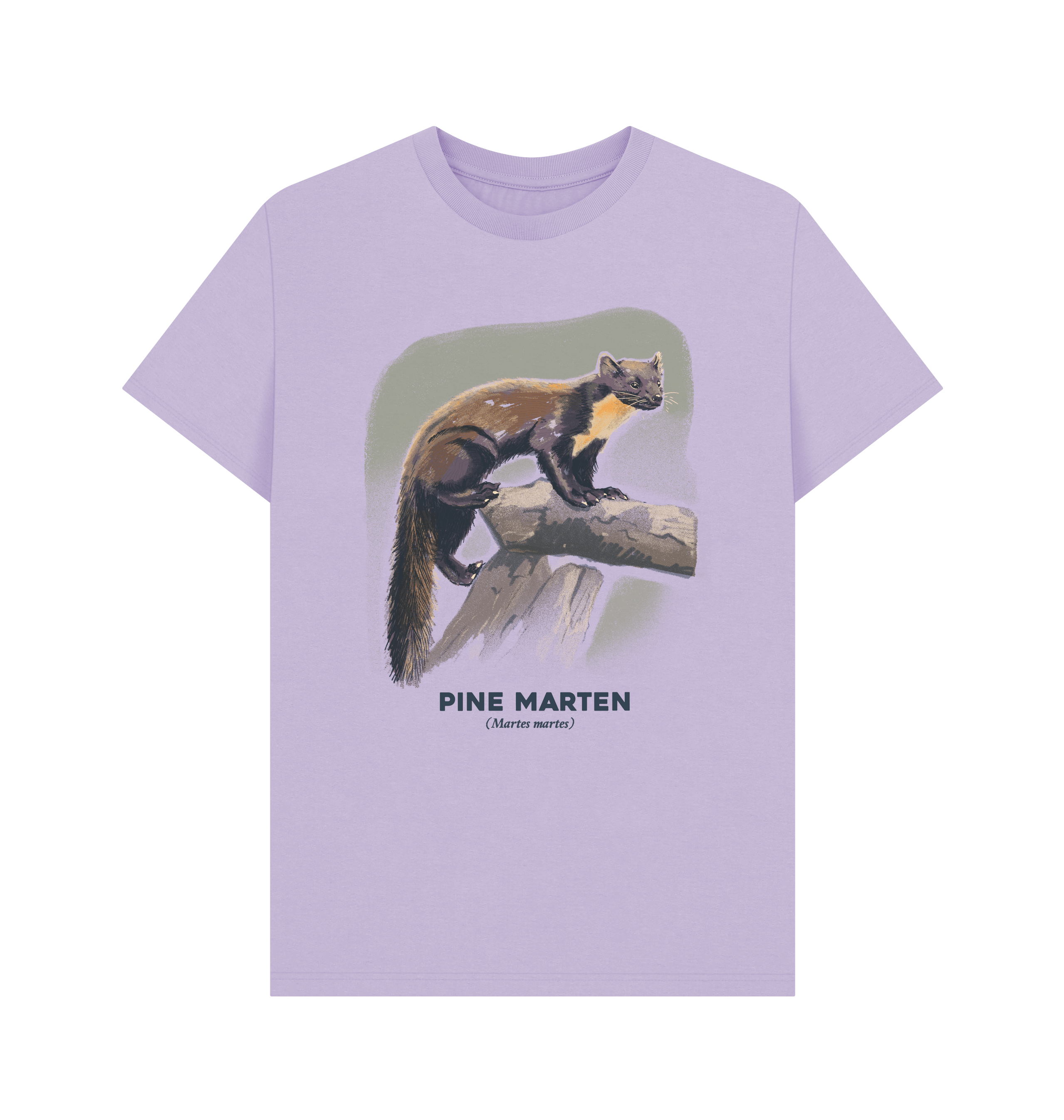 Lilac Printed T-shirt Front