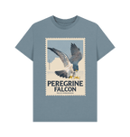 Stone Blue Printed T-shirt Front
