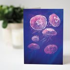 Moon Jellyfish - A6 Greeting Card