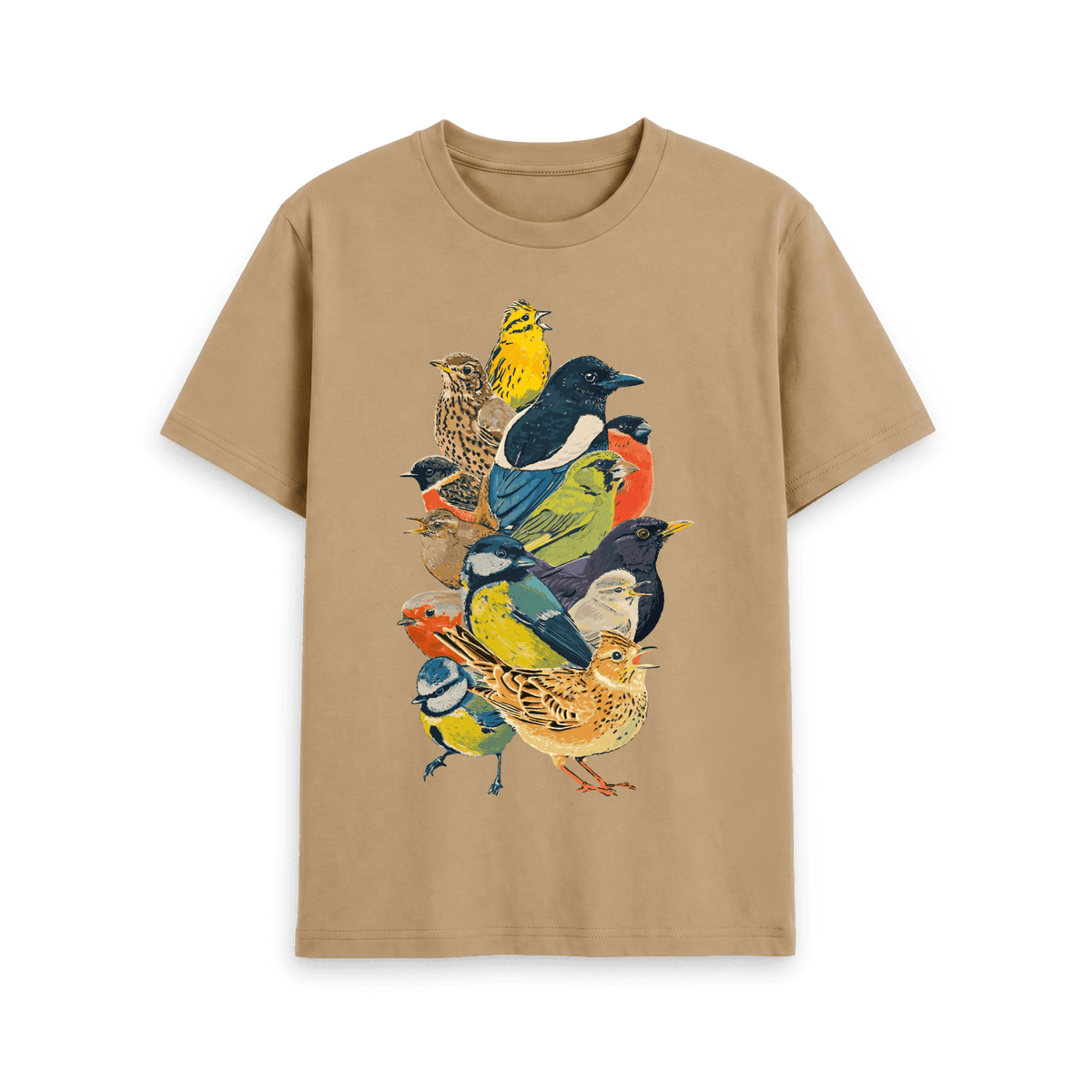 Sand Printed T-shirt Front