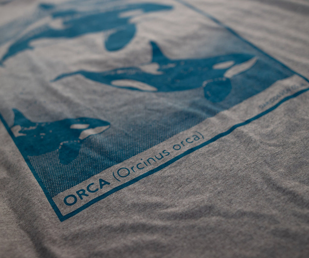Orca Pod T-shirt. Organic cotton tee